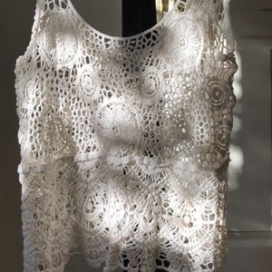Lace Crop Tank Top